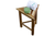 Hotel Natural Teak 18" Triangle Corner Shower Bench Or Shelf