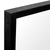 Rectangle Black Accent Mirror With Oxidized Finish Frame