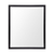 Rectangle Black Accent Mirror With Oxidized Finish Frame