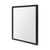 Rectangle Black Accent Mirror With Oxidized Finish Frame