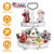 2 Tier Serving Tray Round Farmhouse Kitchen Table
