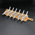 Fine Porcelain and Bamboo Serving tray combo set with 12 single shooter spoons