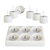 6Pack Rechargeable Tea Lights 