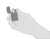 Zippo Slim Flat Grey Finish Base Model with Logo Windproof Lighter 