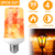 2Pcs E27 LED Flame