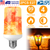 2Pcs E27 LED Flame