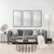 Rectangle Grey Accent Mirror With Driftwood Quality Frame