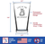 Live in Meowment Pint Glass for Beer - Cat Yoga Gifts