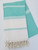 Sand Resistant Beach Towel, Bath towel,Turkish Throw Aqua