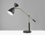 Brass Cinch Black Metal Adjustable Desk Lamp