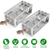 2Pack 11.81x5.63x4.45In 2-Door Humane Rat 