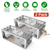 2Pack 11.81x5.63x4.45In 2-Door Humane Rat 