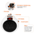 900W Portable Heater Fan Wall