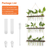3-Tier Wall Hanging Planter Glass Hydroponic Vase 