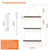 3-Tier Wall Hanging Planter Glass Hydroponic Vase 