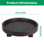 4Pcs 12.8IN Or 14IN Plant Caddy 