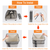 82L/21.6Gal Large Rolling Laundry Hamper 
