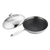 Stainless Steel Fry Pan  Frying Pan Top Grade Cooking Non Stick Interior Skillet with Lid