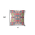 16"x16" Red Yellow Gray Zippered Suede Geometric Throw Pillow