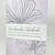 Lilac Inked Flowers Style 1 Handmade Saddle Bound A5 ish sized Notebook
