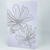 Lilac Inked Flowers Style 1 Handmade Saddle Bound A5 ish sized Notebook