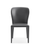 Set of Two Gray Upholstered Faux Leather Dining s