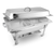 L Dual Tray Stainless Steel Chafing Food Warmer Catering Dish
