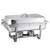 L Dual Tray Stainless Steel Chafing Food Warmer Catering Dish