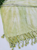 Throw Blanket Cotton -Quick fold throw Green