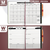 2025 2026 HARDCOVER Leather Planner Weekly & Monthly 6.5 x 8.5 Inch Academic Planner Business Personal or Student Pen Holder Thick Paper July 2025 Jun