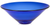 11 Mouth Blown Crystal Cobalt Blue Centerpiece Bowl