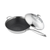 Stainless Steel Fry Pan  Frying Pan Top Grade Non Stick Interior Skillet with Helper Handle and Lid