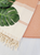 100% COTTON THROW BLANKET 40"X70"-Easy fold throw TABACCO