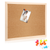 Notice Cork Board Double Sided Bulletin Board 