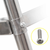 Tier Stainless Steel Kitchen Dinning Food Cart Trolley Utility Round x