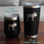 Moose Silhouette Stemless Wine Glass - Rustic Cabin Gifts