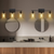 3 Light Wall Sconce Lighting 