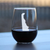 Delaware Outline Stemless Wine Glass - Delawareans Gifts