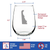 Delaware Outline Stemless Wine Glass - Delawareans Gifts