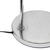 Simple Designs Arched Brushed Nickel Floor Lamp Shade 