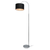 Simple Designs Arched Brushed Nickel Floor Lamp Shade 