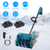 600W 21V 10In Cordless Snow Shovel Battery Powered Snow