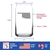Oklahoma Outline Beer Can Pint Glass - Oklahomans Gifts