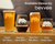 Bear Silhouette Pint Glass for Beer - Rustic Cabin Gifts
