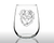 Australian Shepherd Stemless Wine Glass - Dog Gifts
