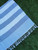 Beach/Bath Turkish Towel Easy carry Quick Dry - Navy Blue