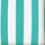 17" Turquoise and White Striped Indoor Outdoor Throw Pillow Cover