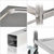 Tier Stainless Steel Kitchen Dinning Food Cart Trolley Utility Size  Medium