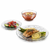 ROCHER 12 Pcs. Clear Glass Dinnerware Set Clear