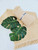 One sided Terry Towel - 100% Cotton Towel Beige Towel